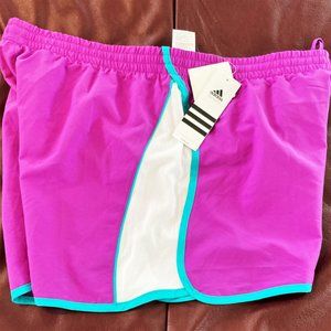 NWT Adidas shorts athletic women XL Purple W56556